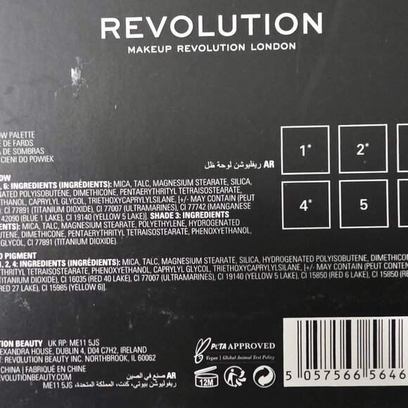 NIB Revolution Boujee AF Eyeshadow Pallette - Picture 4 of 6